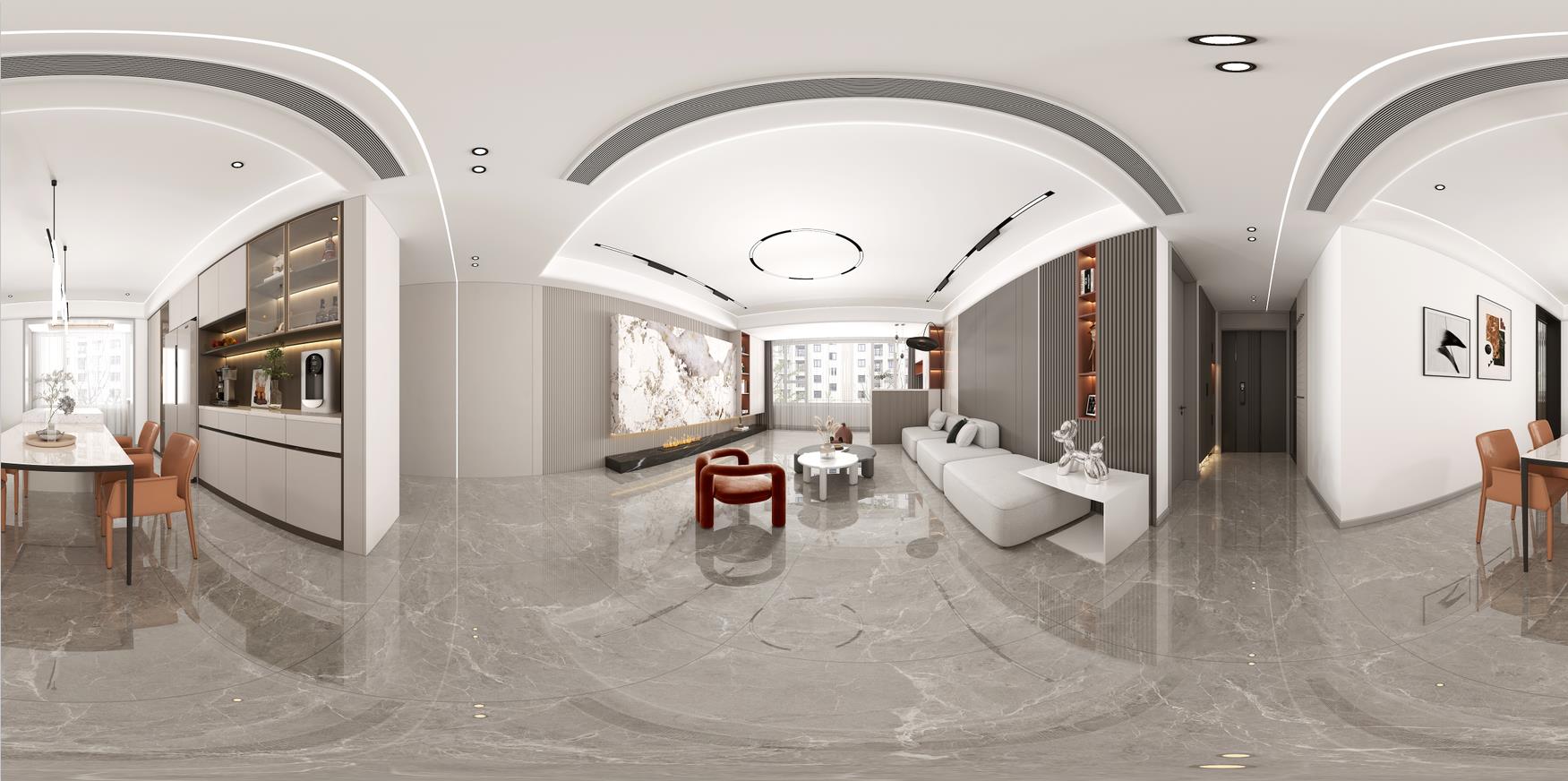 139平东尚名邸现代风格全景图封面图