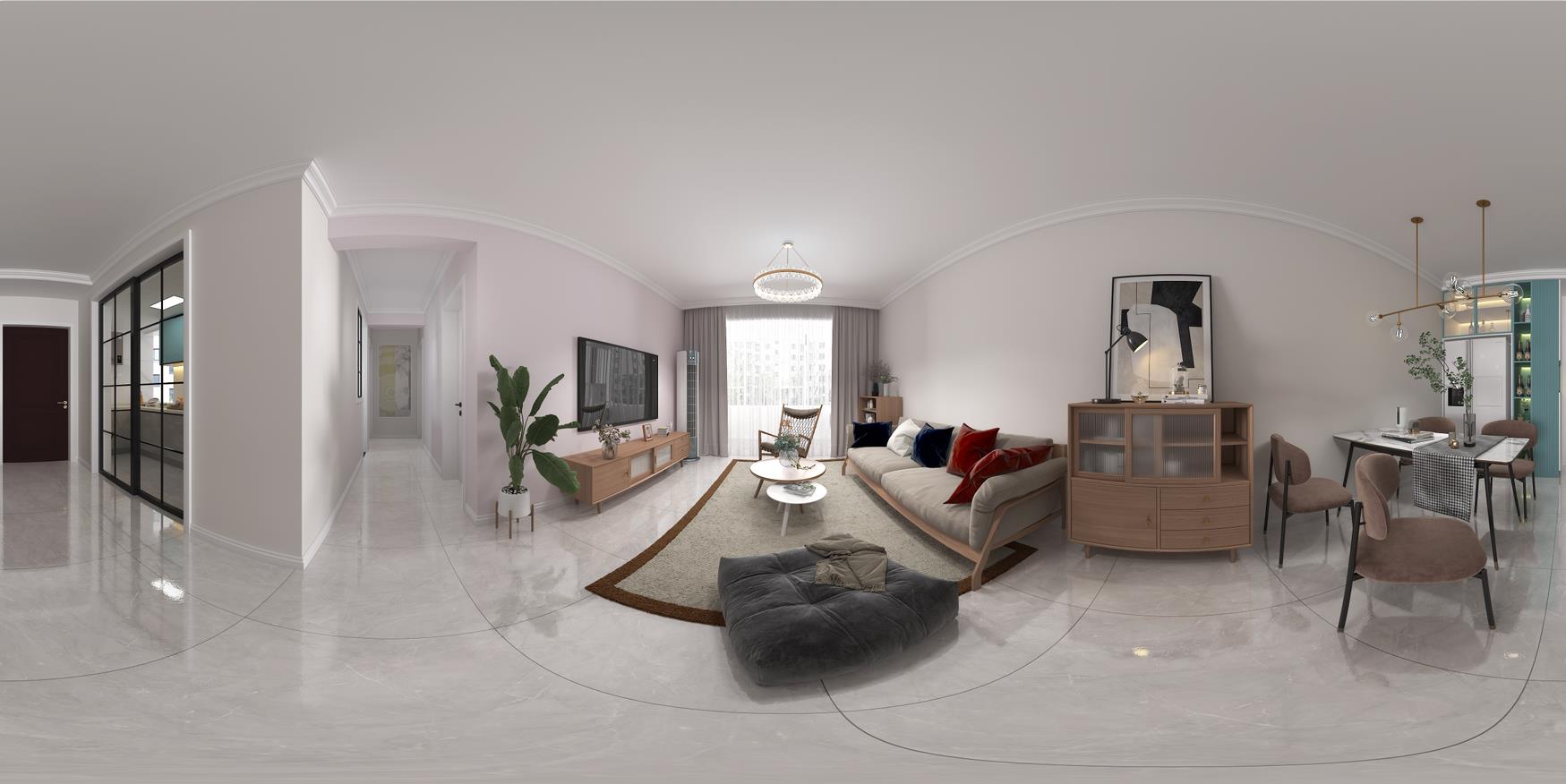 111平荣科家苑现代风格全景图封面图