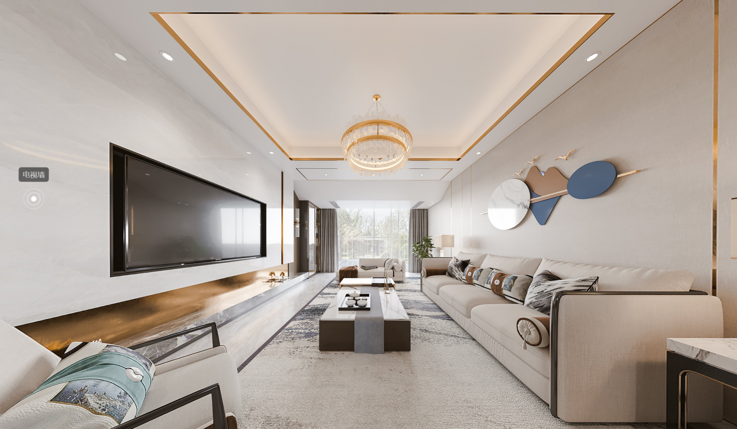 212平江南华府现代风格全景图封面图