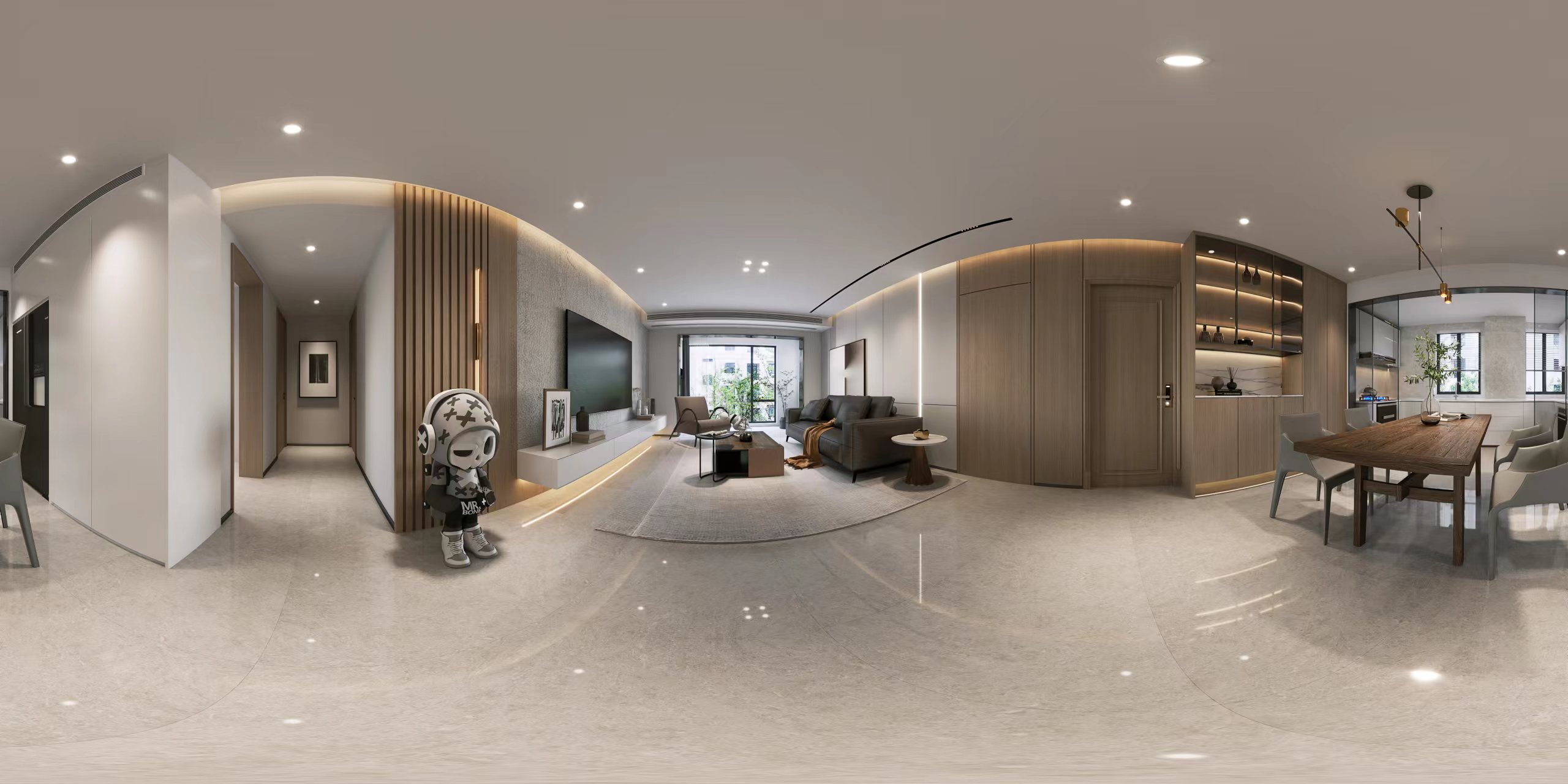 145平唯锦苑现代风格全景图封面图