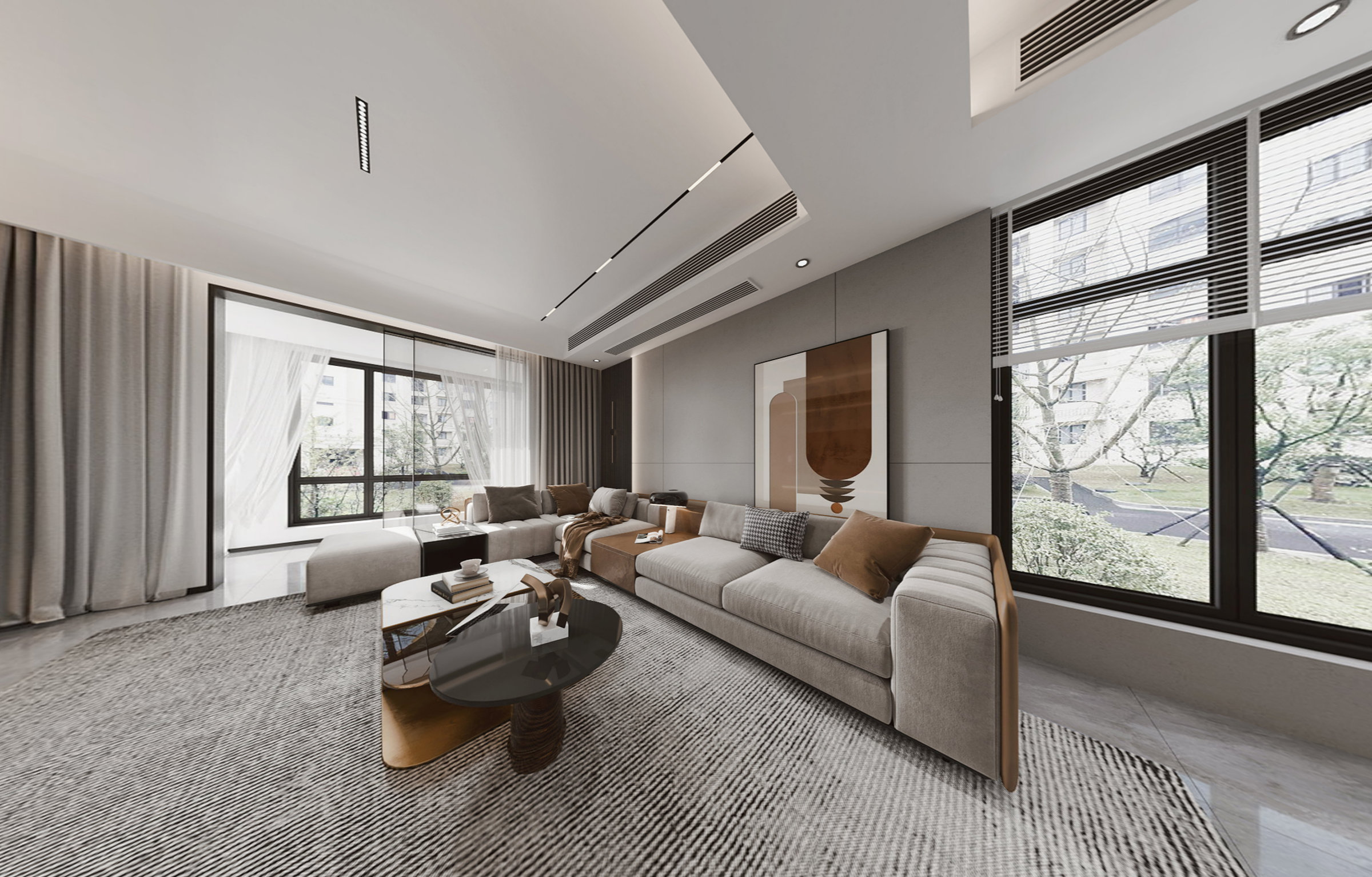 190平萃雅院现代风格全景图封面图