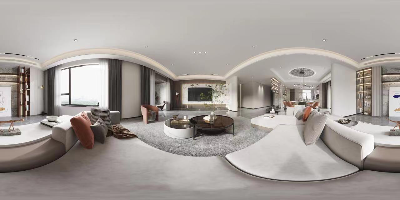 350平亨通长安府现代风格-宁静与奢华全景图封面图