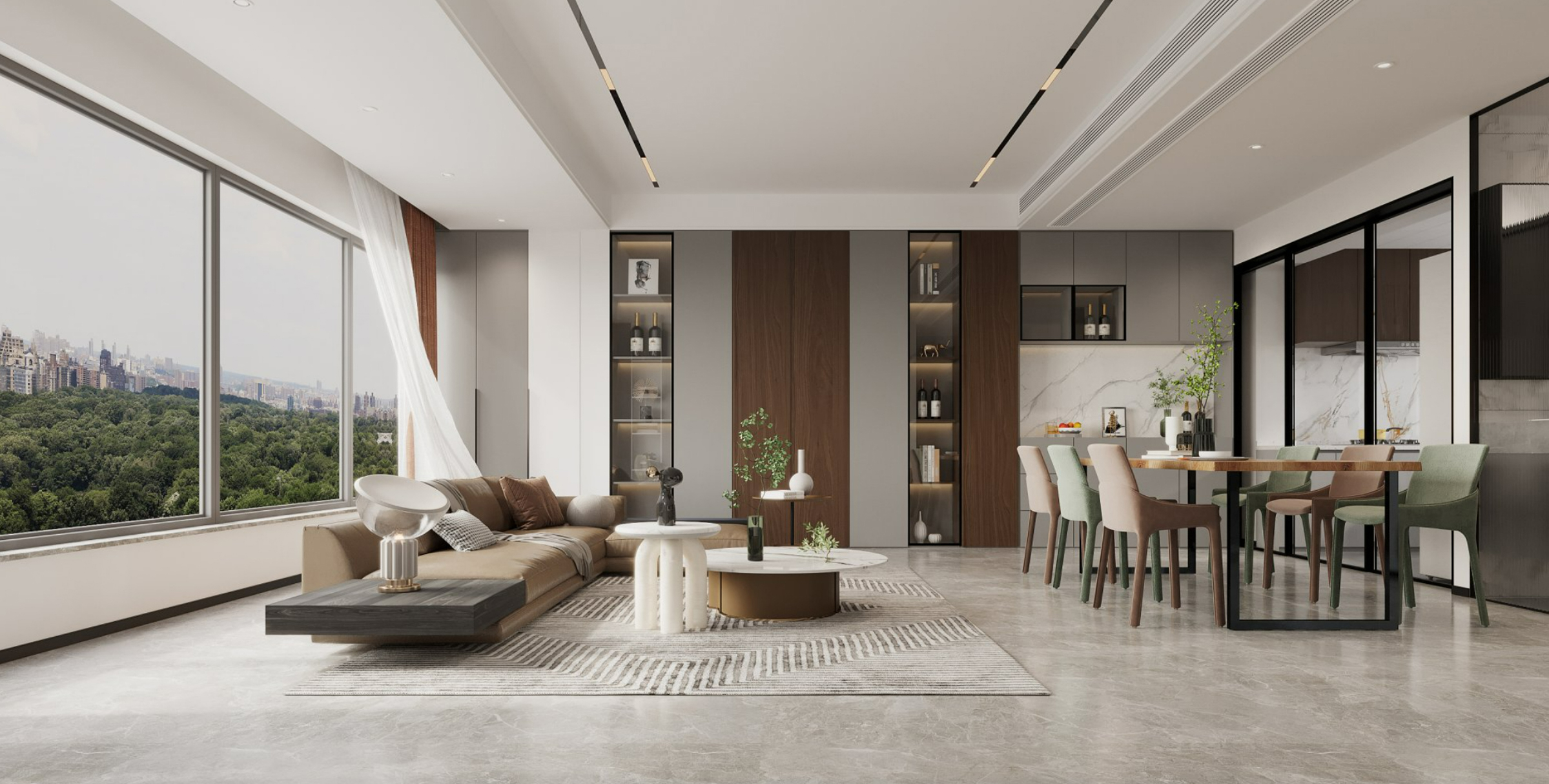 180平和光雅苑现代风格全景图封面图