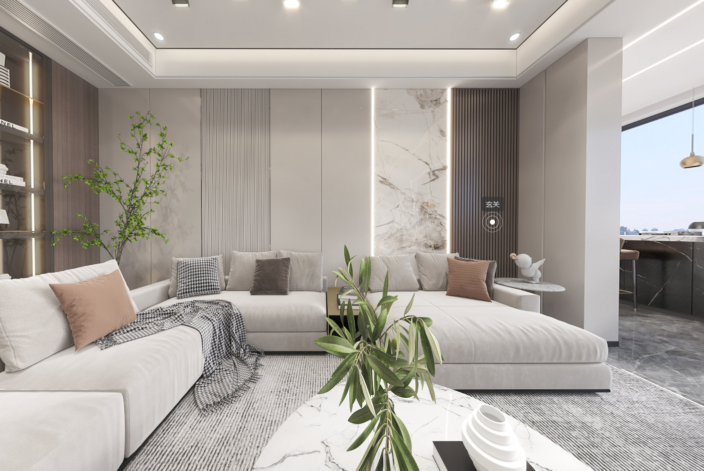 142平星光礼寓现代风格全景图封面图