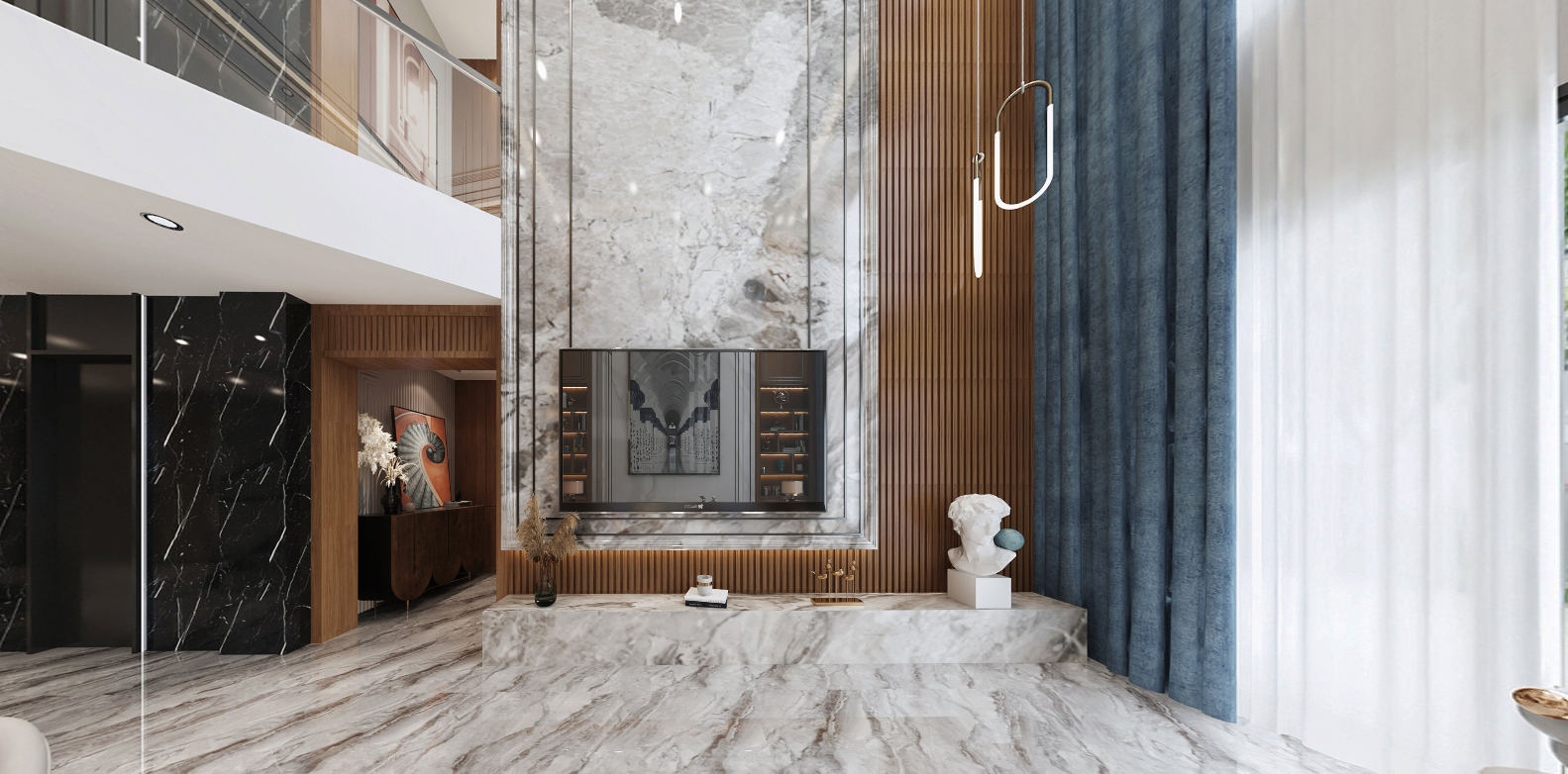 686平东方名都现代风格全景图封面图