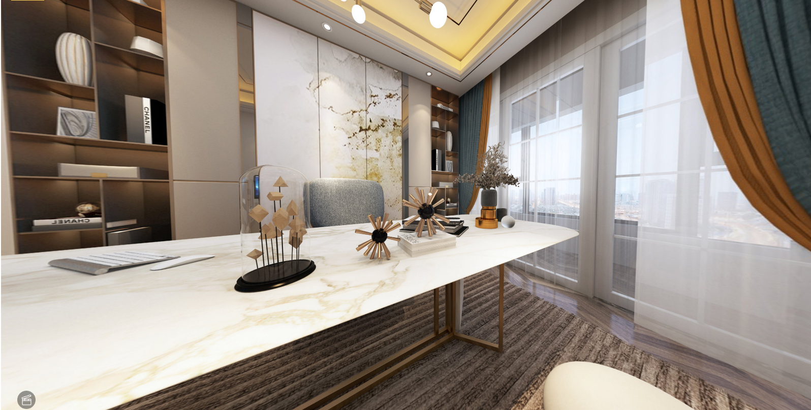 108平联祥花园现代风格全景图封面图