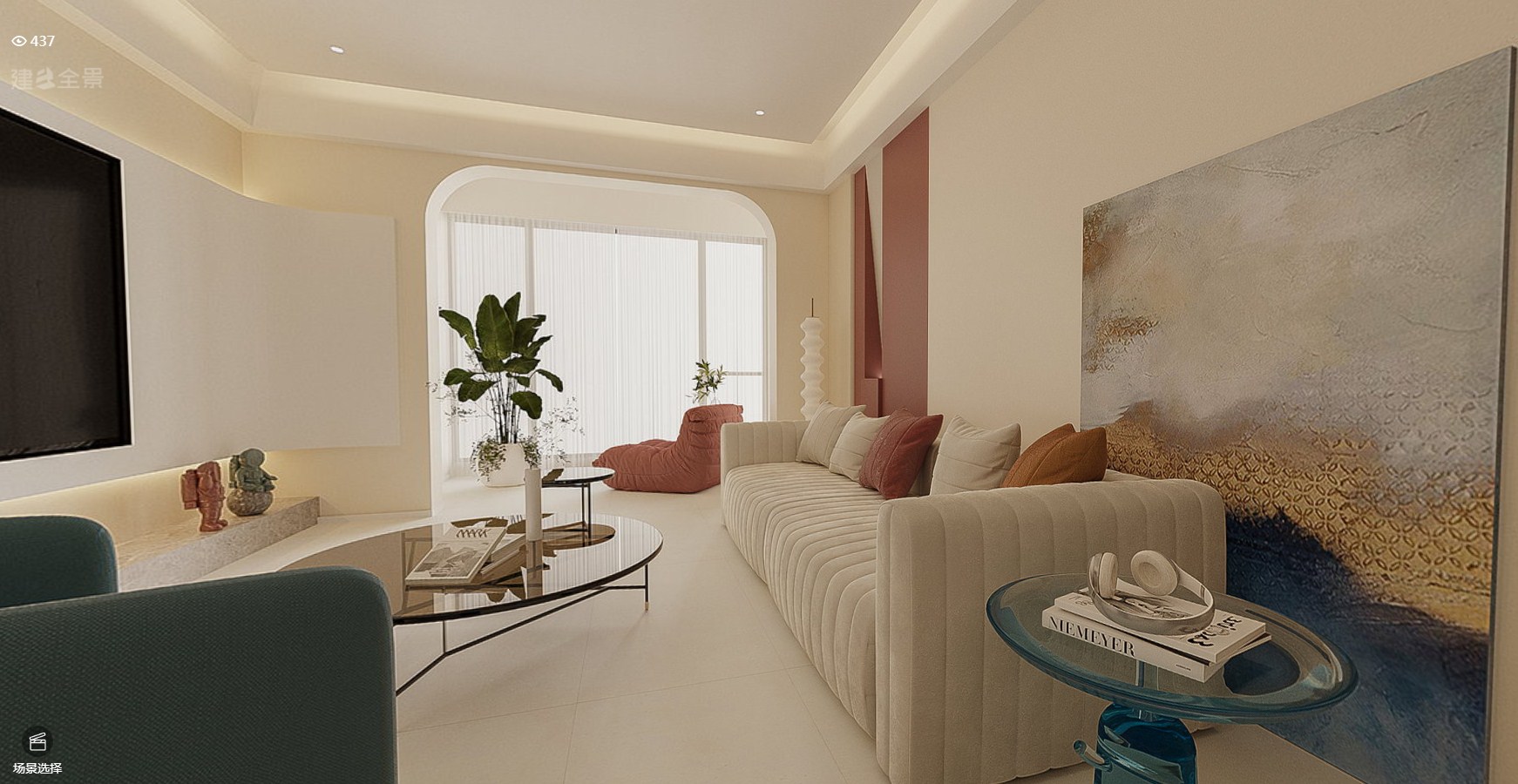 174平玉城·新峰尚现代风格全景图封面图