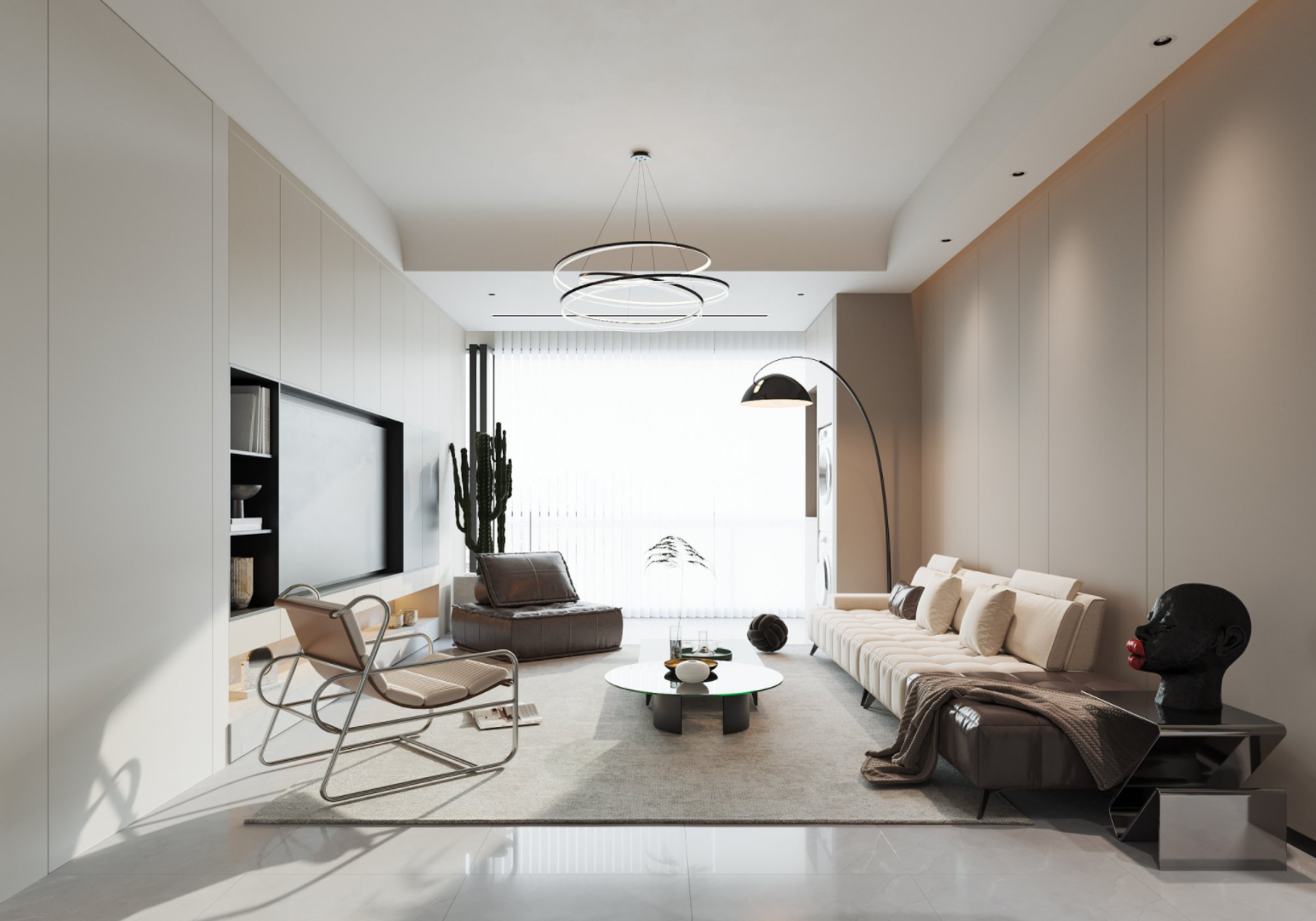 150平虹锦湾现代风格全景图封面图