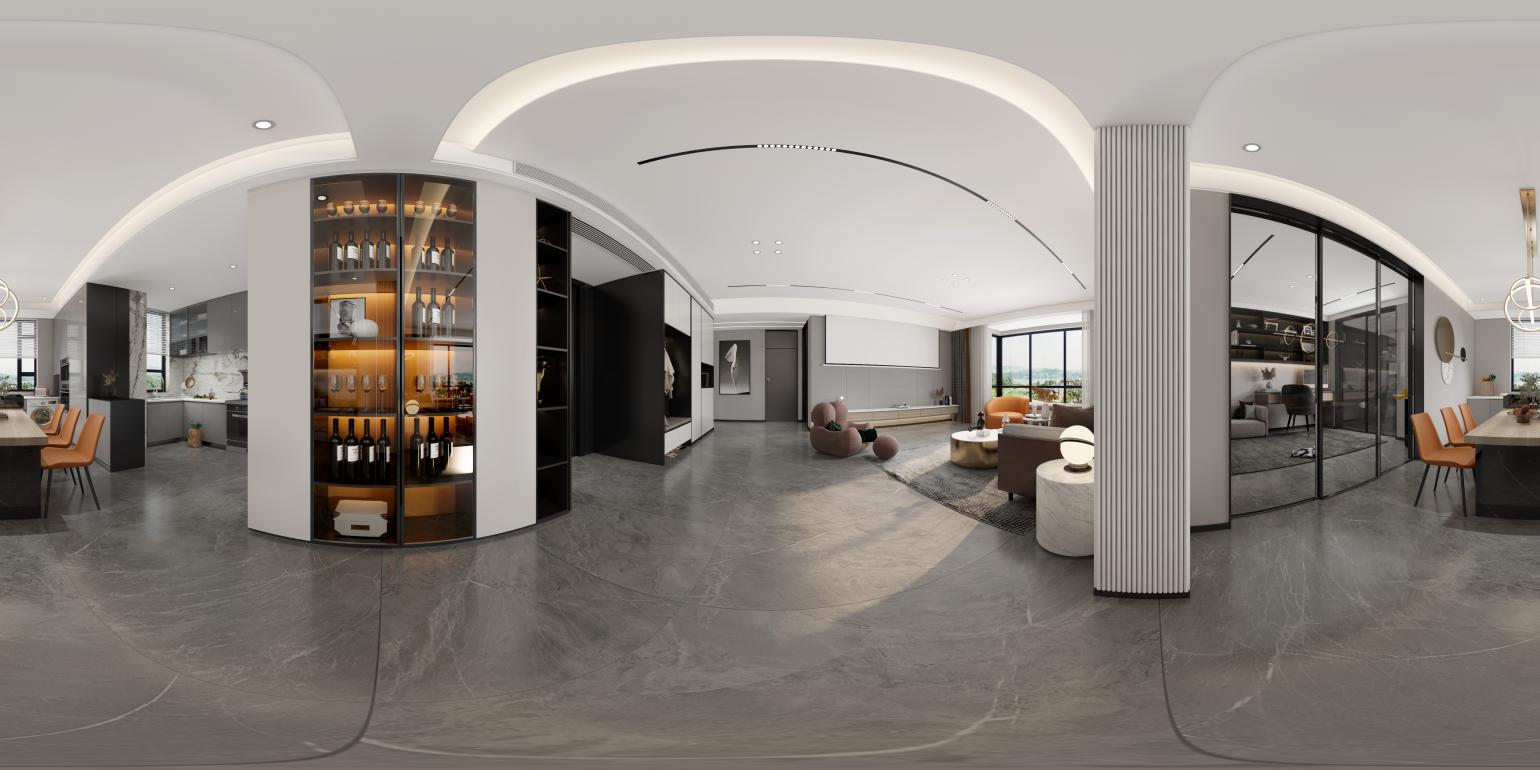 189平金能小区现代风格全景图封面图