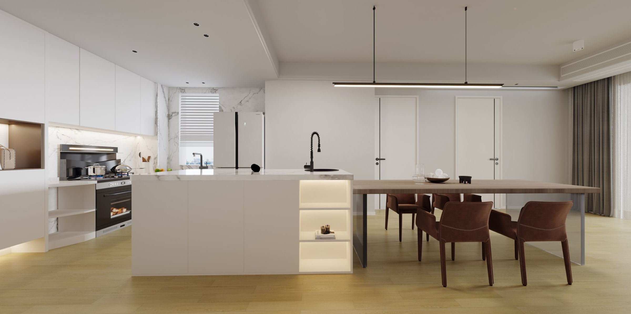 88平河风印月现代风格全景图封面图