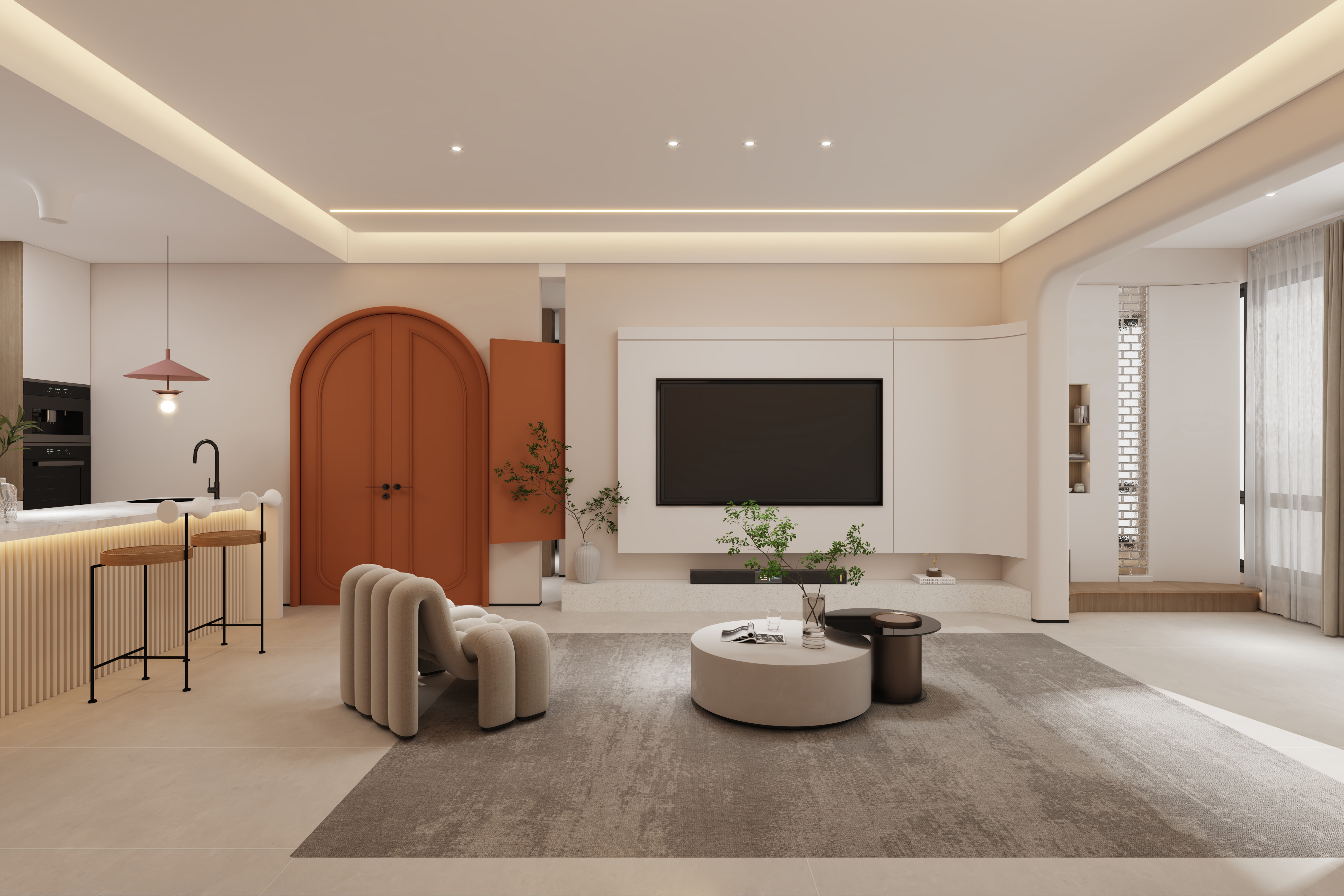 123平西派澜岸现代风格全景图封面图