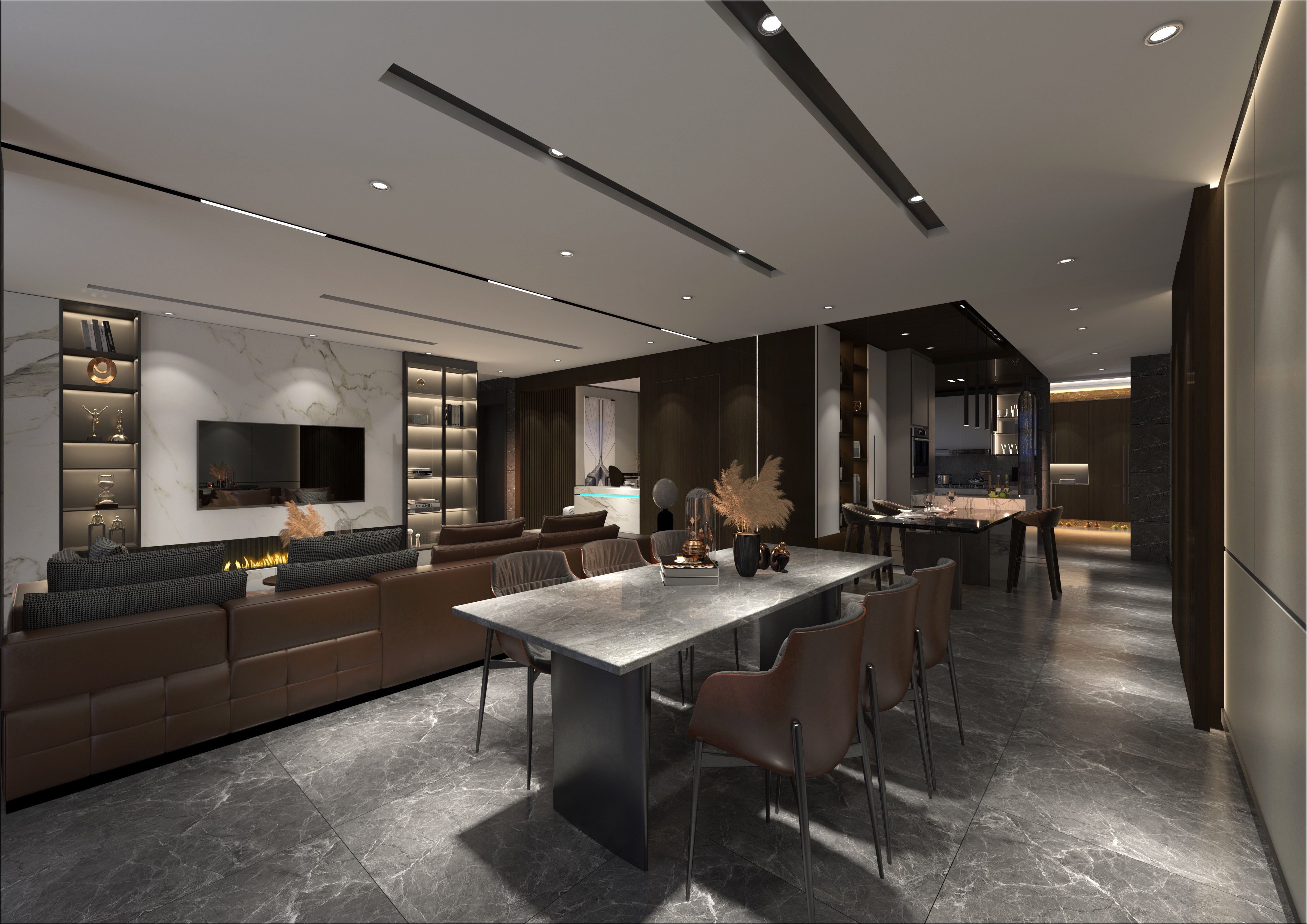 143平七星美域轻奢风格-赋予时代感全景图封面图