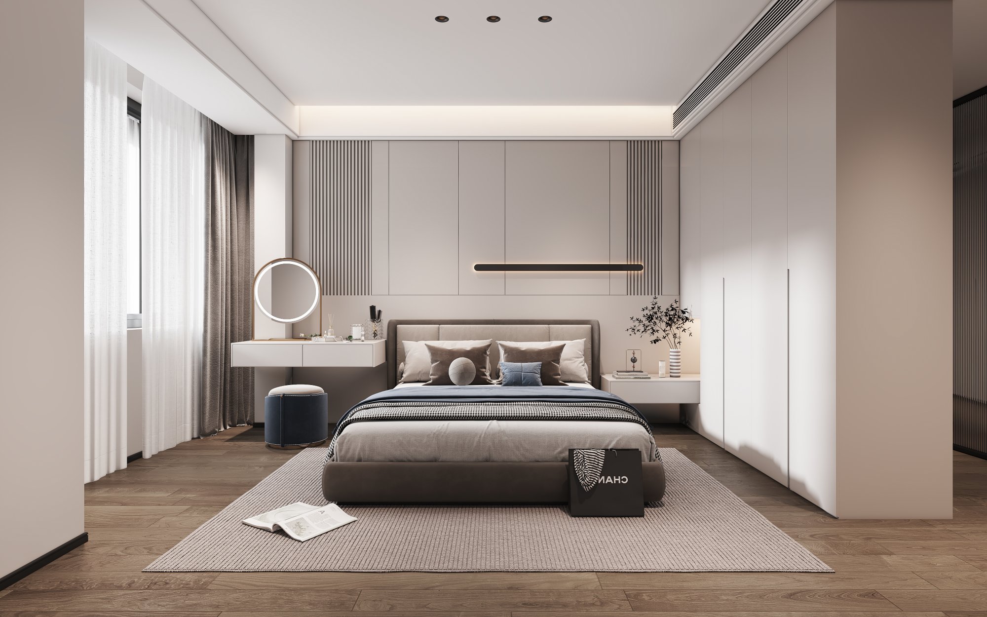 143平桃花源现代风格全景图封面图