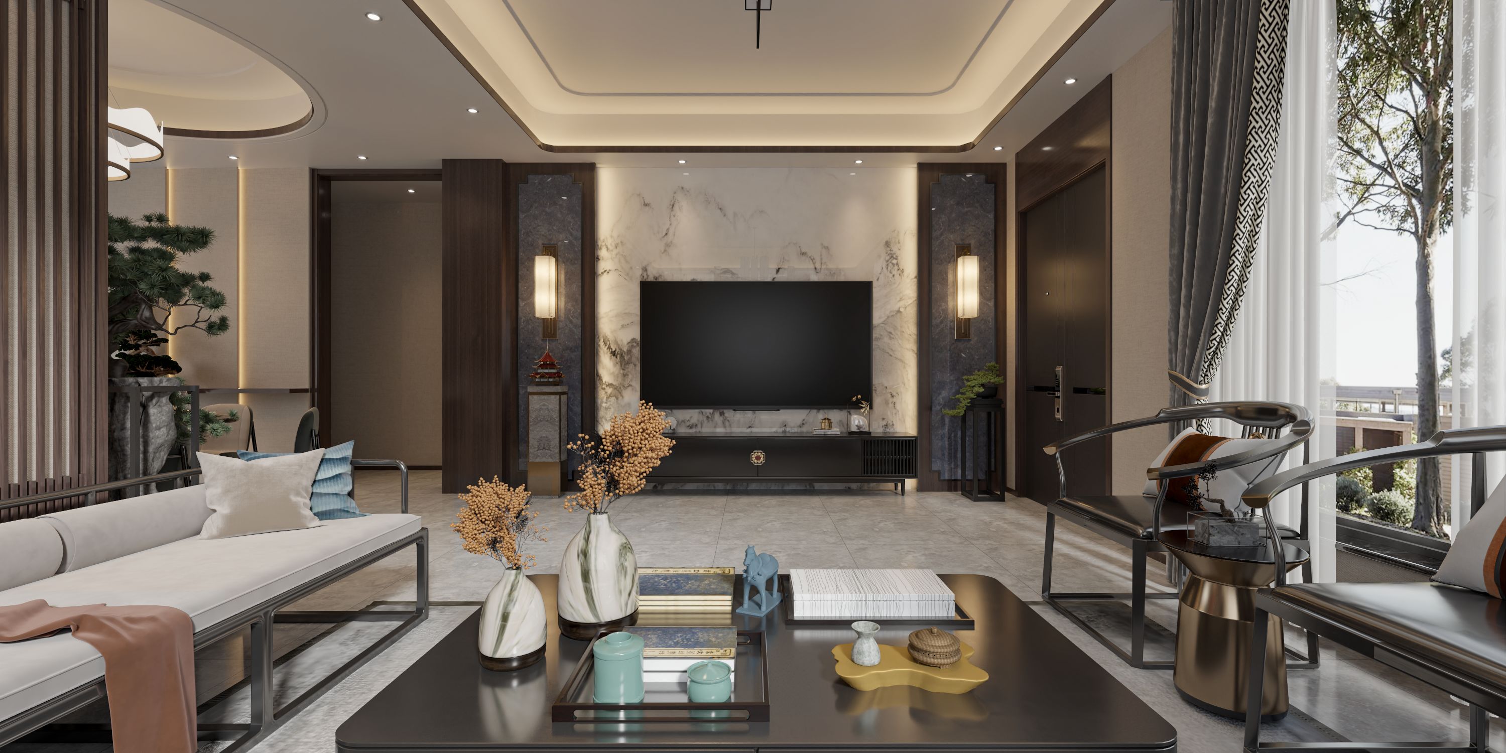 360平碧桂园新中式风格全景图封面图