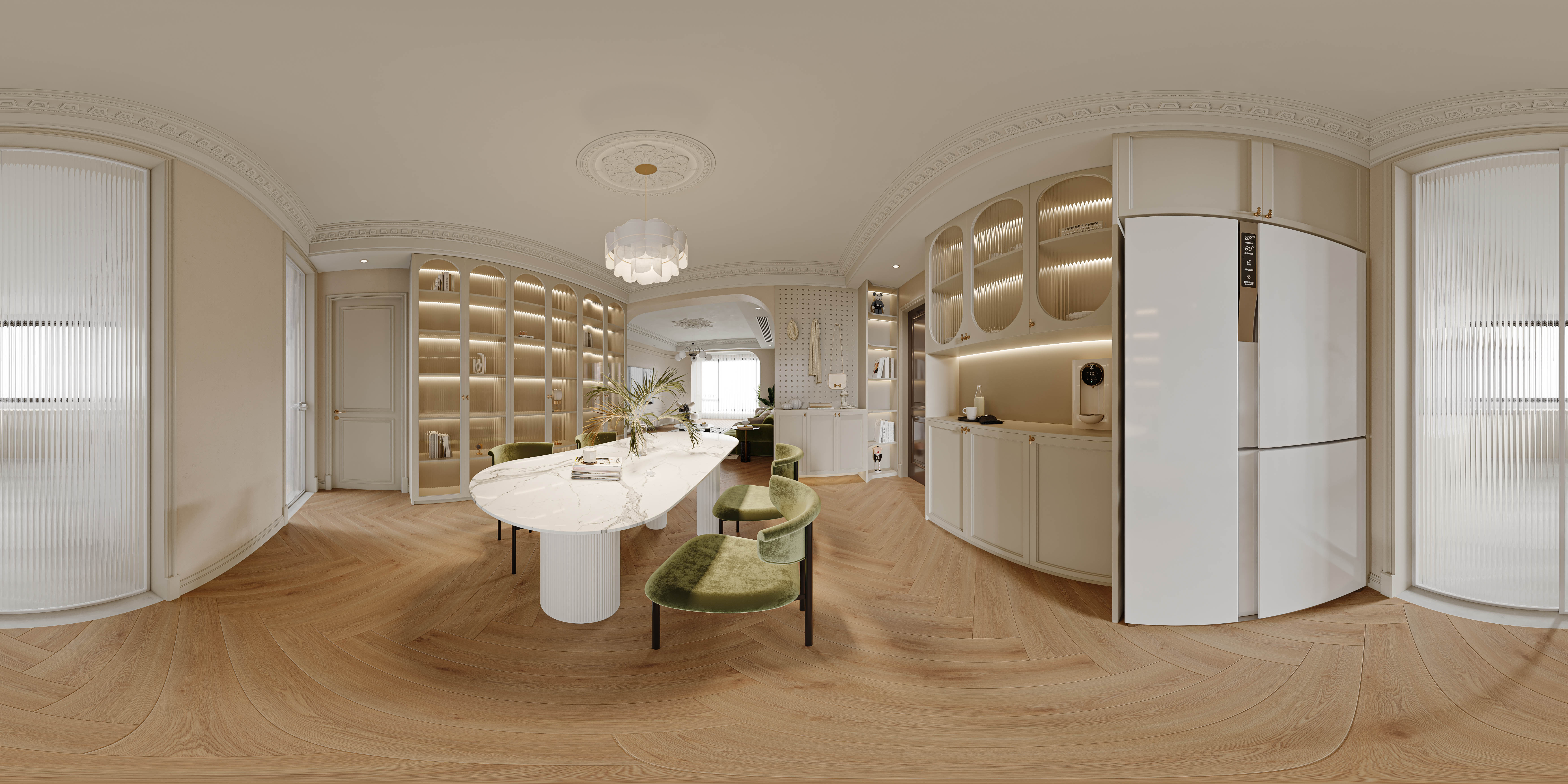 130平华恩城东区法式风格全景图封面图