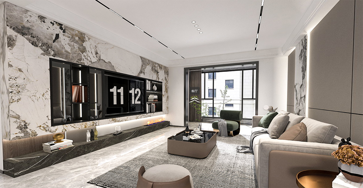 135平盛世城邦轻奢风格全景图封面图