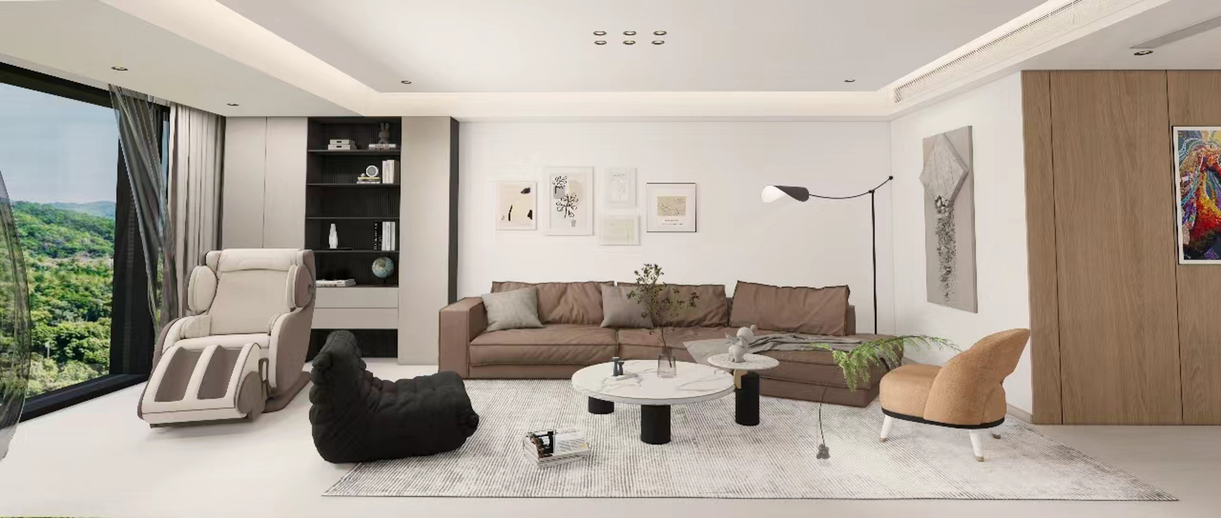 200平小石城玫瑰园现代简约风格全景图封面图