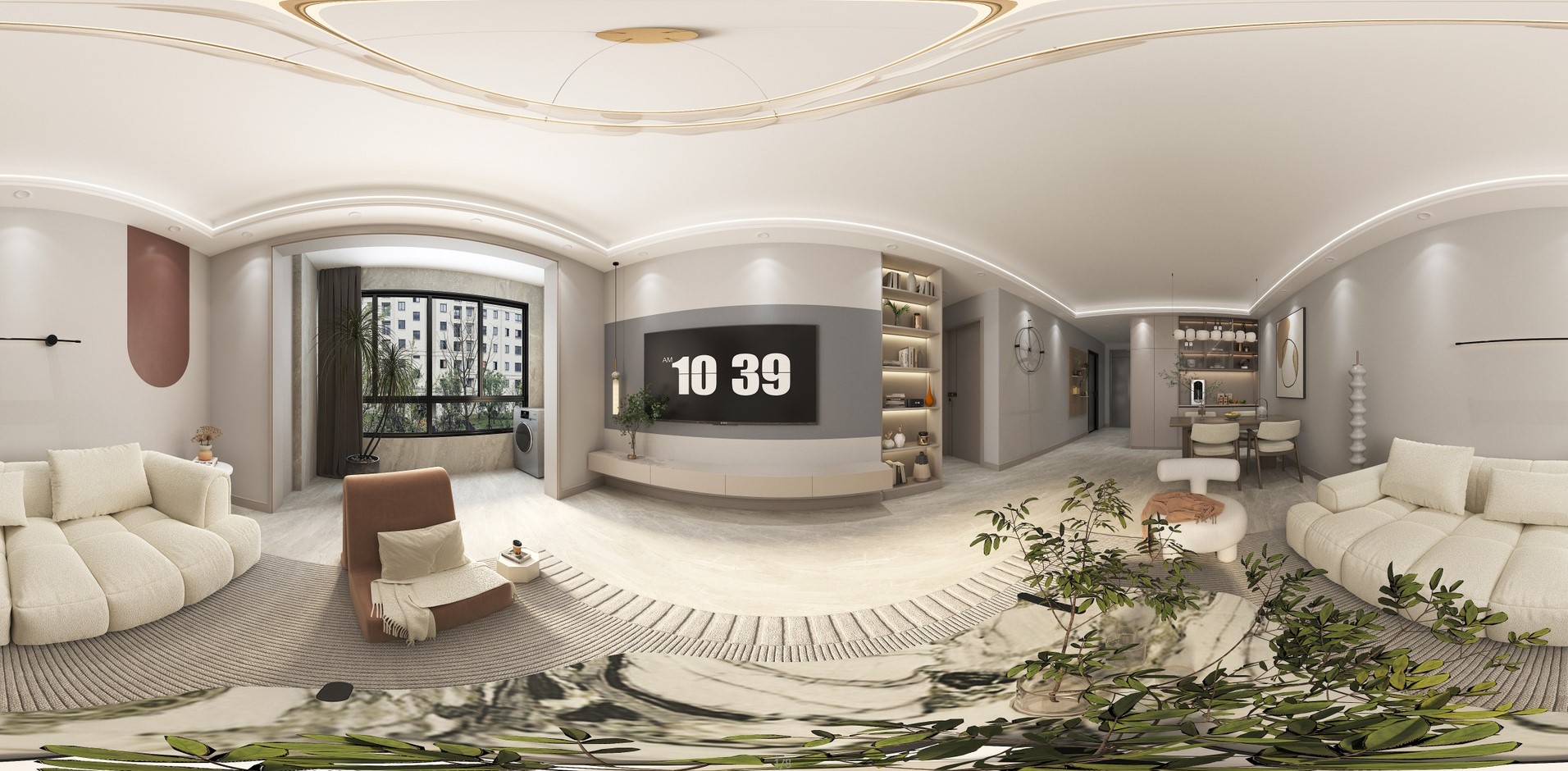 93平禹州嘉誉公元现代风格全景图封面图