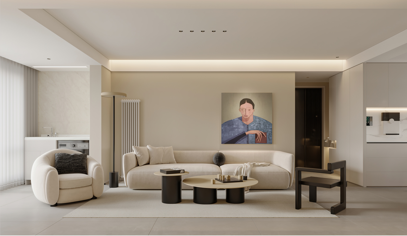 120平瑞贝卡瑞和苑简约温馨现代风格全景图封面图