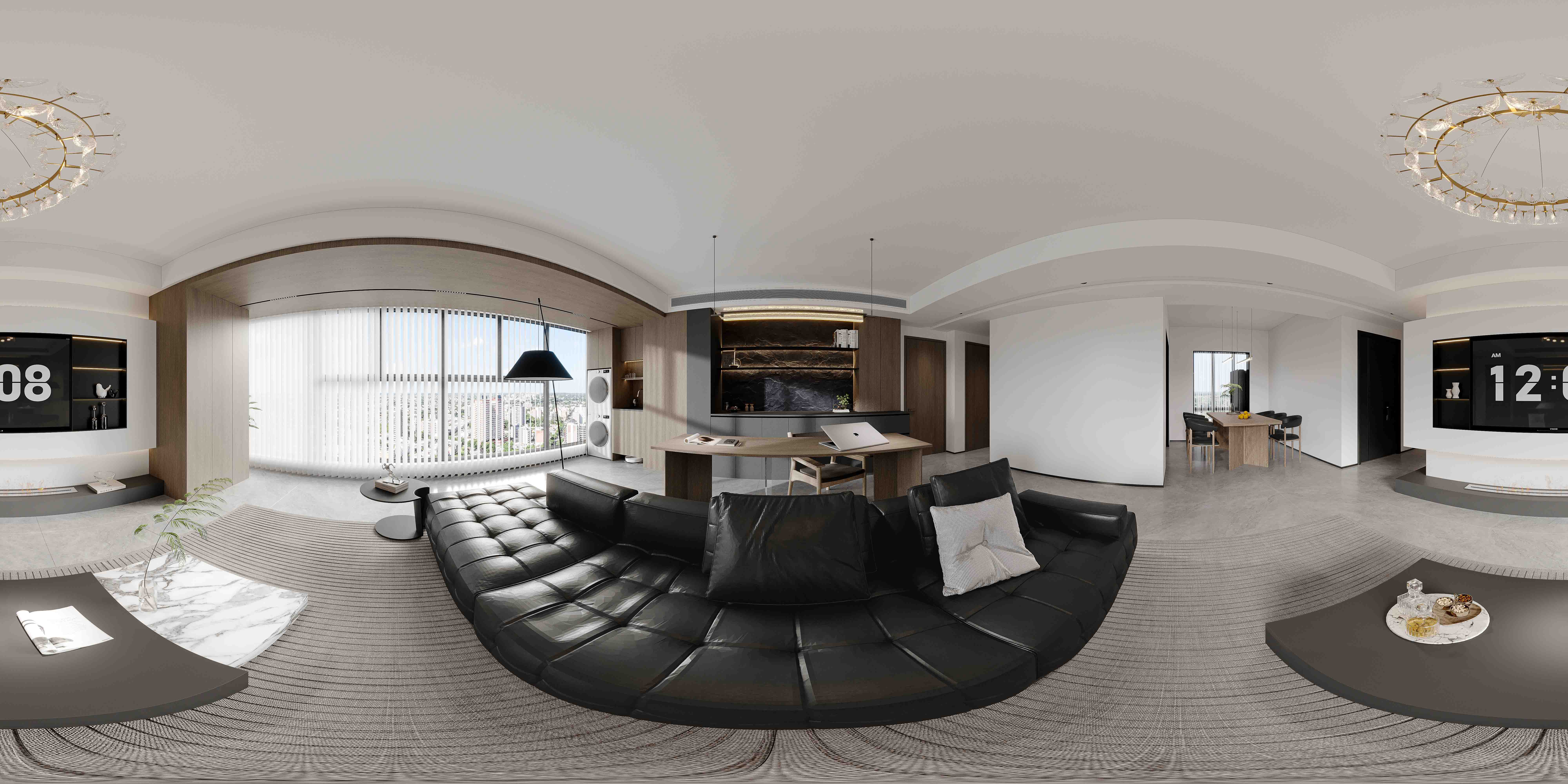 130平天健和景现代意式风格全景图封面图