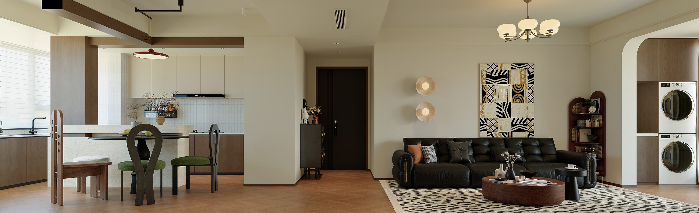 119平天都花园现代中古风格全景图封面图