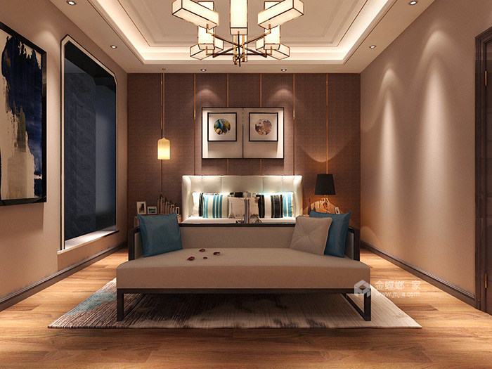 新中式风格家具，让家的氛围更浓郁-主卧