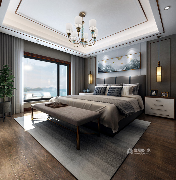 新中式风格传承古典生活艺术-卧室