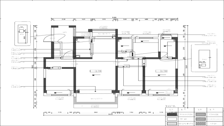 现代简约完美收纳的140平四居室-业主需求&原始结构图
