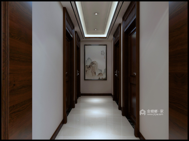 古色古香如此优雅，新中式大宅的格调！-客厅效果图及设计说明