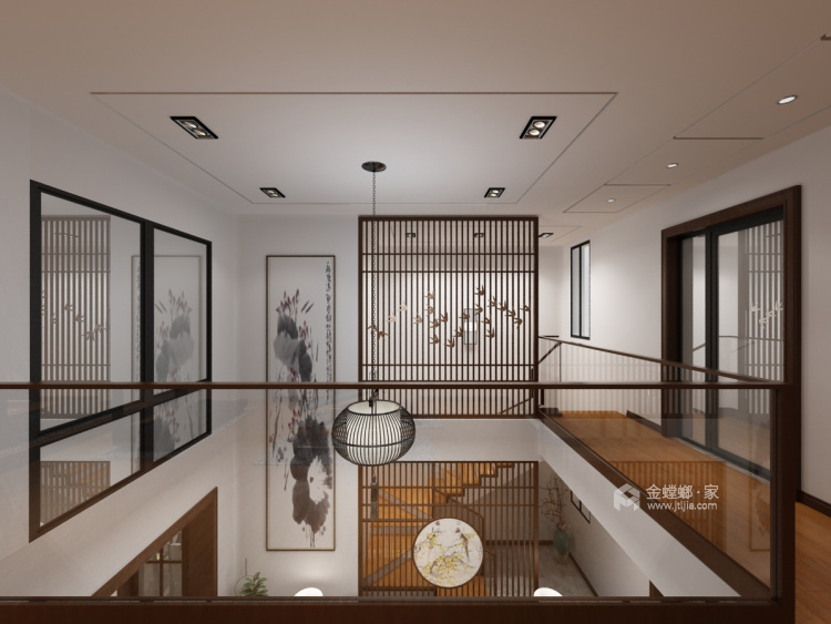 中式大HOUSE 充满幸福的味道-走廊