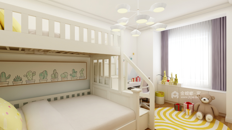 用简单表达生活真意，清新北欧-卧室效果图及设计说明