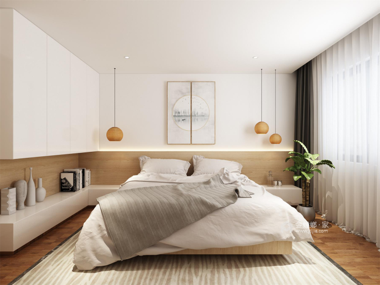 新中式风格，这个家古典又有现代感-卧室效果图及设计说明