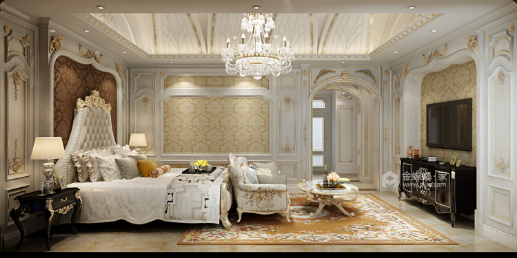 轻奢典雅的欧式-卧室