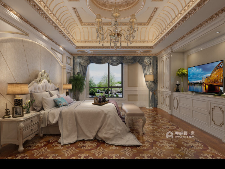 欧式的优雅和精致，你值得拥有-卧室效果图及设计说明