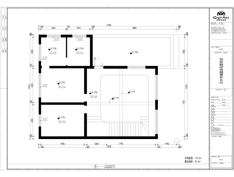 260平自建别墅现代风格精装修-业主需求&原始结构图