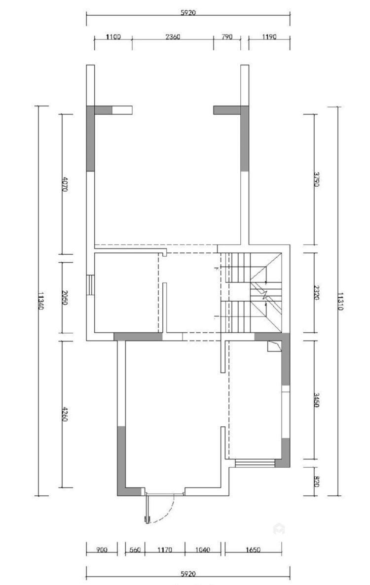 125平工业风的灰色调装修 正商智慧城小区125平米3室现代装修案例 金螳螂家