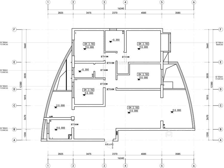 176平世纪新城日式精装修-业主需求&原始结构图
