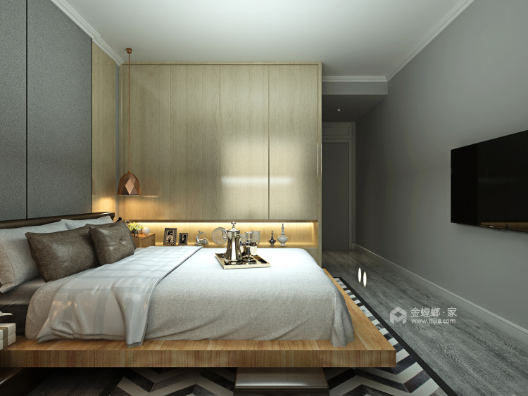 146平三代同堂的实用北欧美居-卧室效果图及设计说明