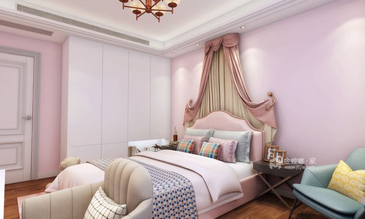 简约大气300平新中式，亦古亦今的精致生活-卧室效果图及设计说明