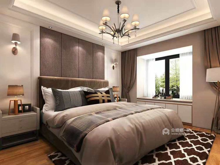 191平现代四室，时尚高颜值居家-卧室效果图及设计说明