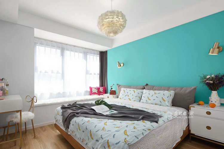 119平自然时尚北欧风-卧室效果图及设计说明
