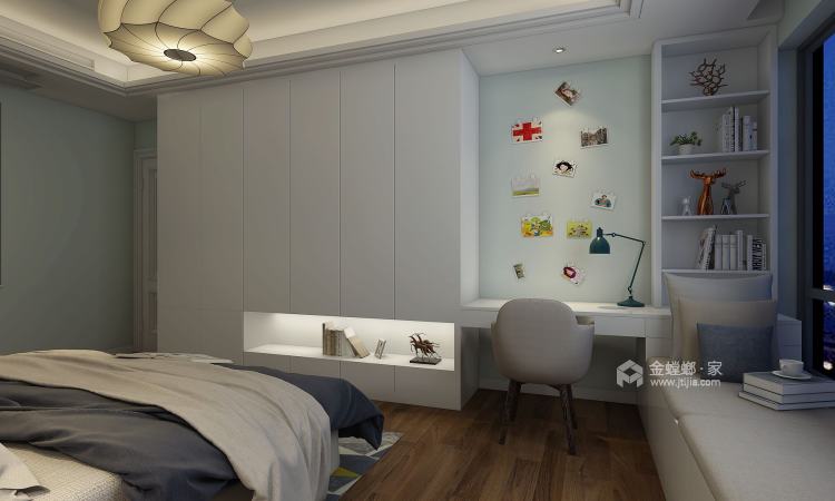 简约大气300平新中式，亦古亦今的精致生活-卧室效果图及设计说明