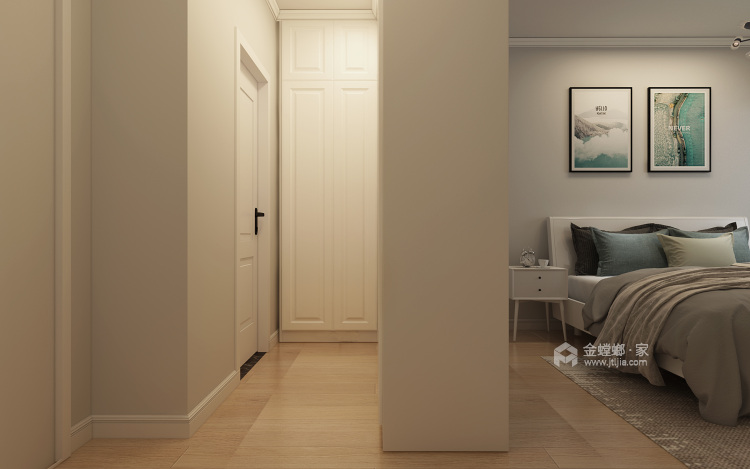137平现代四居，精装房升级温馨豪宅-卧室效果图及设计说明