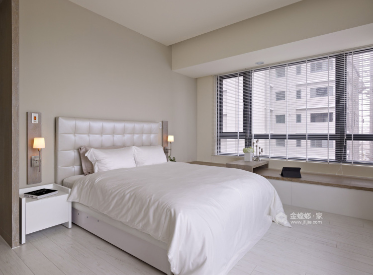 170平日式三室 空间意境与收纳兼具-卧室效果图及设计说明
