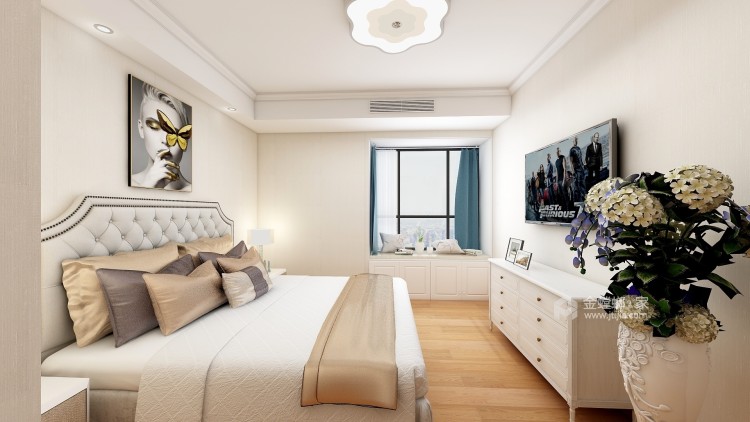 139平现代风四室，要的就是这个范儿-卧室效果图及设计说明