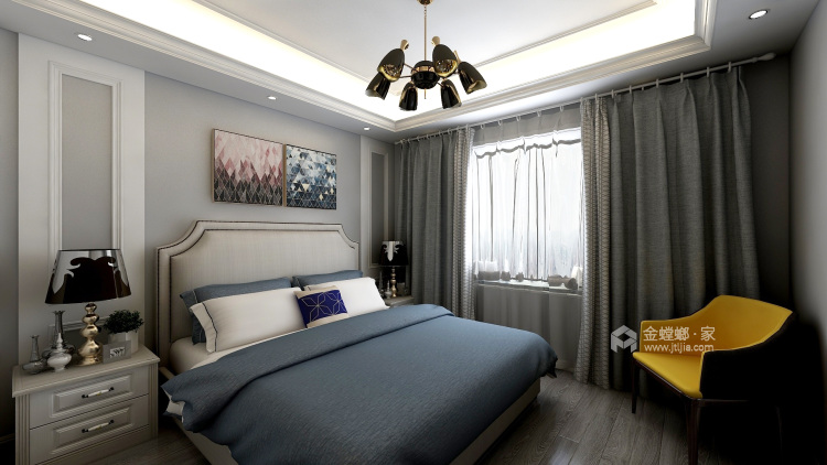提升收纳空间的现代风-卧室效果图及设计说明