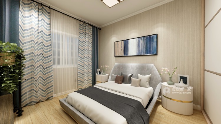 干净舒适的三口之家-卧室效果图及设计说明