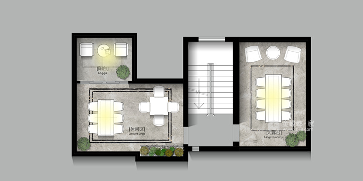 375㎡别墅让简约更精致，让生活更简单-平面设计图及设计说明