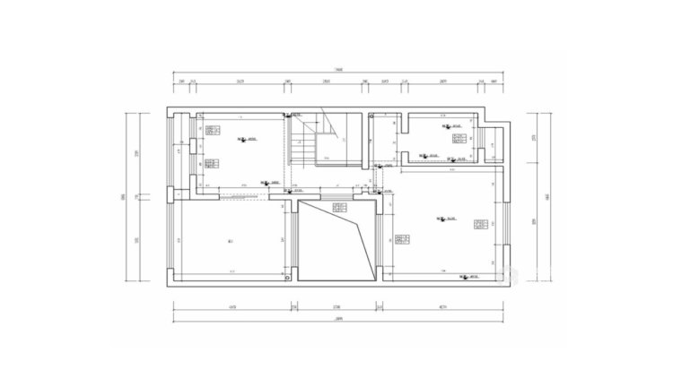 现代典雅的设计之家-温暖和宁静-业主需求&原始结构图