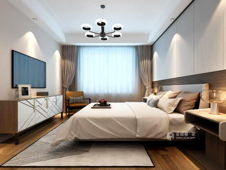 纯粹自然的简约风-卧室效果图及设计说明